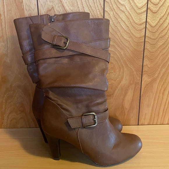 Style & Co Brown Boots Size 6 1/2 - Picture 7 of 9